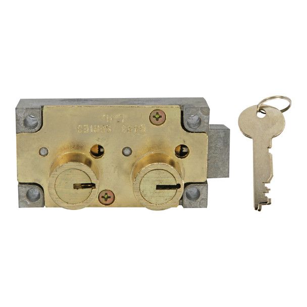 Double Big Nose, Double Fixed, 1/2", #4 G-Key, Left Hand, Brass